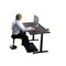 Uncaged Ergonomics Standing Desk, Black, Medium Density Fiberboard RU2bbkMDF48 - alternate 8